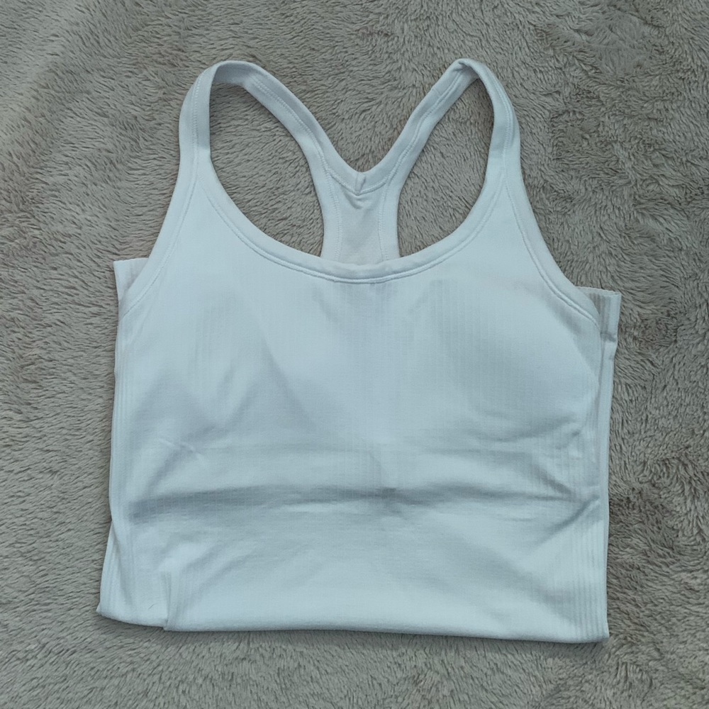 Lululemon Ebb to Street Tank Top size 8 White